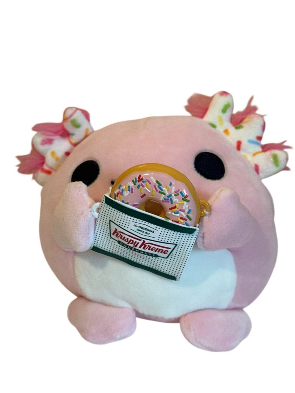 Zuru Snackles Series 2 Super-Sized Krispy Kreme Abbie Axolotl Plush Stuffed Toy